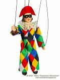 Harlequin marionette