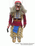 Indian wood marionette