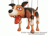 Hound ✓ Dog wood marionette