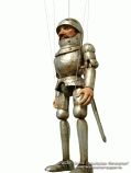 Knight wood marionette 