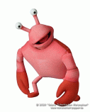 Crab foam puppet  