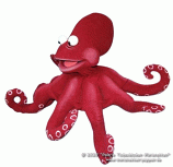 Octopus foam puppet  