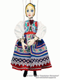 Puppet in Folk costume Kyjov