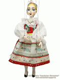 Puppet in Folk costume Lanzhot