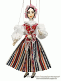 Puppet in Folk costume Plzen