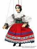 Tereza marionette in folk costume