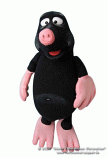 Mole foam puppet                       