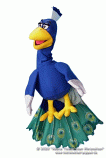 Peacock foam puppet