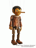 Pinocchio wood marionette