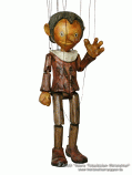 Pinocchio wood marionette