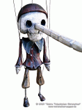 Pinocchio wood marionette