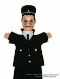 Policeman hand puppet  