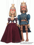 Prince and Princess marionettes 