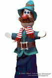 Robber hand puppet