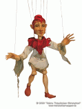 Robin Hood wood marionette  