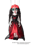 La Santa Muerte red marionette