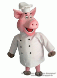 Pig foam puppet                          