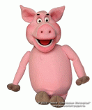 Piglet foam puppet                            