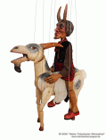 Devil on Goat marionettes