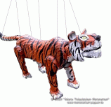 Tiger wood marionette