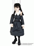 Wednesday Addams marionette