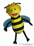 Bee lazy foam puppet