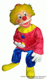 Clown foam puppet 
