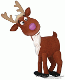 Deer foam puppet