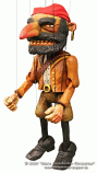 Pirate wood marionette