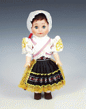 Detva czech doll                