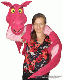 Dragon foam puppet