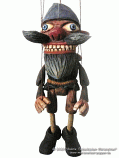 Gnome wood marionette