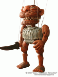 Kobold wood marionette