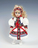 Kopanice czech doll                