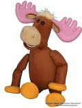 Moose foam puppet