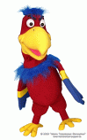 Parrot foam puppet