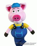 Pig Naf-Naf foam puppet