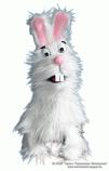 Rabbit foam puppet