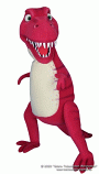 Dinosaur foam puppet